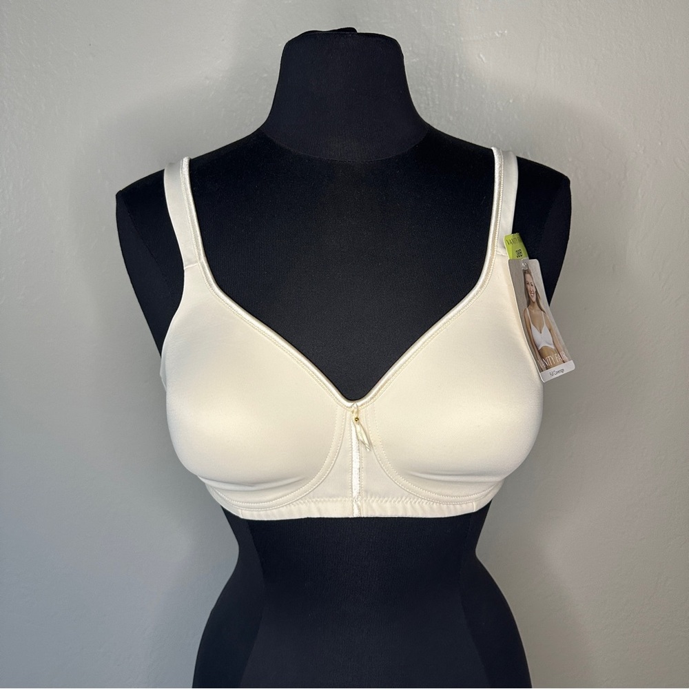 VANITY FAIR Elegant Cream Women's Bra Size 38B